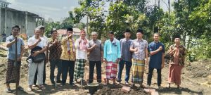 Peletakan Batu Pertama Madrasah NU Air Itam Timur Berjalan Suskses