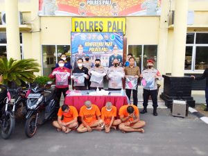 Kapolres PALI Gelar Press Release, Kasus Pembunuhan di Guci Talang Ubi