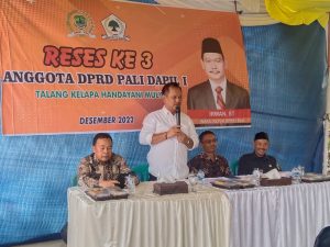 Serap Aspirasi di Dapilnya, Irwan ST Gelar Reses di Talang Kelapa, Begini Jelasnya