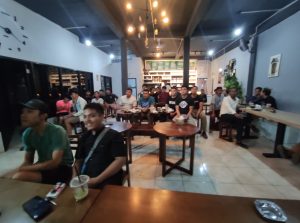 Polres PALI Jamin Keamanan Nobar Sepak Bola di KDH, Begini Jelasnya