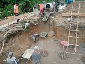Ketua PWRI PALI dan LSM LIDIK Soroti Pembangunan Jembatan Sungai Batu Desa Spantan Jaya