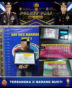 Kelincahan Terduga Pengedar Narkoba Asal Tanah Abang Berakhir di Tangan Petugas Satreskoba Polres PALI