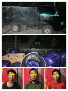 Tiga Warga Lampung Diamankan di Polsek Penukal ABAB, PALI, Terkait Kasus Ini