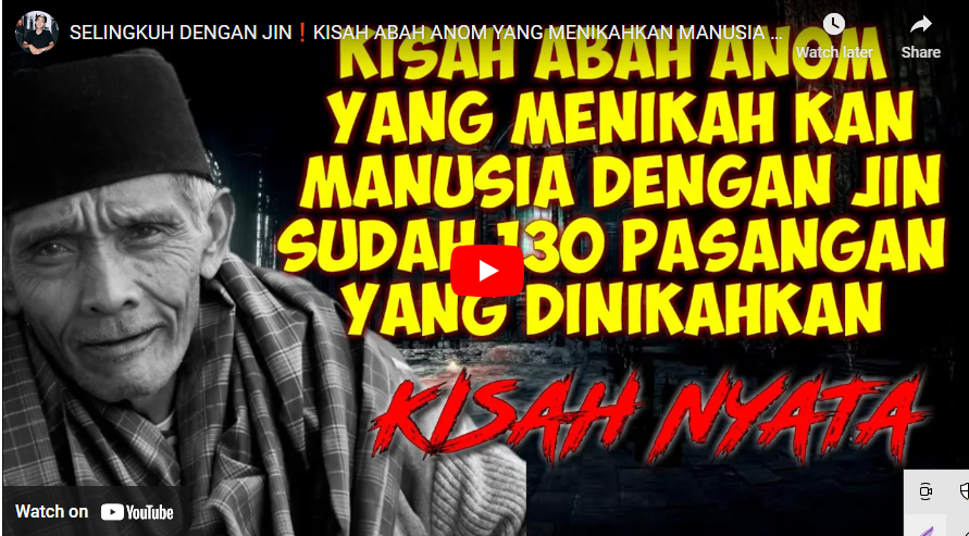 Kisah Abah Anom: Menikahkan Manusia dengan Jin untuk Kemajuan Bisnis
