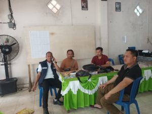 Polsek Penukal Abab Gelar Giat Pengamanan di Gudang Logistik KPU,Begini Jelasnya