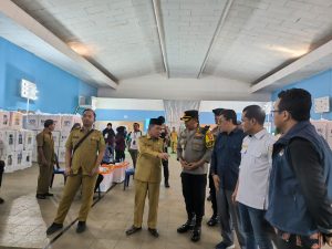 Bersama Wabup, Kapolres PALI Tinjau Rapat Pleno Terbuka Rekapitulasi Hasil Perhitungan Suara