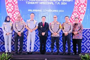 Hadiri Penandatanganan Program Kerja Pembina Samsat di Palembang, Kakorlantas Polri : Untuk Validitas Data dan Sinergi Kesamsatan Indonesia