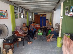 Begini Pesan Kapolsek Penukal Utara di Acara Jum’at Curhat yang Digelar di Desa Prabumenang