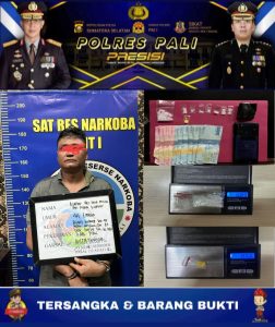 Satres Narkoba Polres PALI Amankan Terduga Bandar Narkoba Asal Talang Ubi Barat, Begini Jelasnya