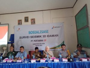 Hadir di acara Sosialisasi Seismik 3D Idaman, Ini Kata Kapolsek Talang Ubi