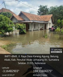 Banjir Rendam Beberapa Desa di Wilayah Kecamatan Abab, Ini Kata Kapolsek