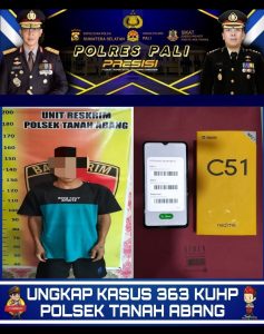 Terduga Pelaku Kasus Pencurian Berhasil Diamankan Petugas Polsek Tanah Abang, Begini Jelasnya