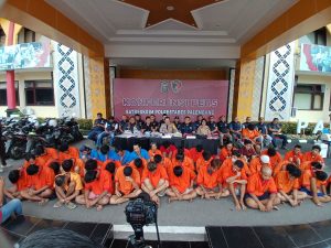 Operasi Pekat Polrestabes Palembang Berakhir, Kapolres Ungkap 96 Kasus Dengan 110 Tersangka