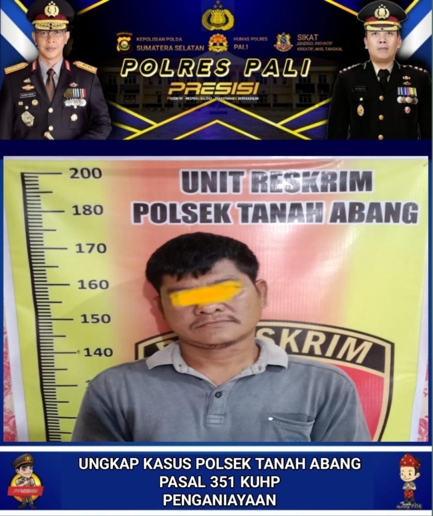 Tim Tampak Rimau Unit Reskrim Polsek Tanah Abang Amankan Terduga Kasus Penganiayaan