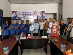 Ambil Formulir Cabup di Kantor DPC Partai Demokrat, Irwan, ST ; Siap Perang dan Siap Menang