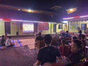 Polsek Talang Ubi Gelar Nobar Semi Final AFC U23, Begini Jelasnya