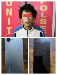 Terduga Pelaku Pencuri Handphone dan Motor Berhasil Diamankan Tim Elang Unit Reskrim Polsek Talang Ubi