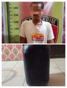 Unit Reskrim Polsek Tanah Abang Amankan Terduga Pelaku tindak Pidana Pencurian Oli Mesin, Begini Jelasnya