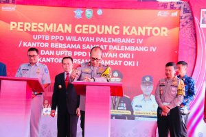 Ini Kata Kapolda Sumsel di Acara Peresmian Kantor Bersama Samsat Palembang IV