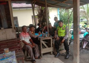 Polsek Penukal Abab Gelar Jum’at Curhat di Desa Gunung Raja, Begini Jelasnya