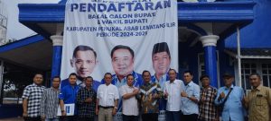 Kembalikan Formulir Cabup ke-3 Partai Politik, Irwan ST; Kita Optimis Dapat Dukungan 