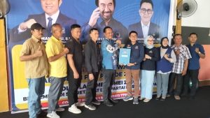 Pertama Kembalikan Formulir Cabup di Partai Nasdem, Darmawan : Kita Do’akan Agar Rekomendasi Jatuh ke Pak Irwan,ST