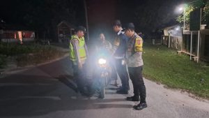 Polsek Penukal Utara Gelar Razia Terpadu KRYD, Begini Jelasnya