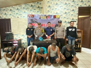 Gelar Press Release Ungkap Kasus Operasi Sikat Musi Satu 2024, Ini Kata Kapolsek Penukal Abab