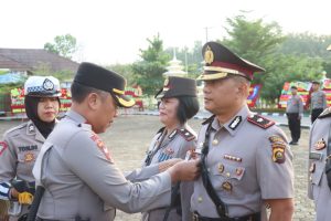 Polres PALI Gelar Upacara Sertijab Wakapolres dan Sejumlah Pejabat Utama,Begini Jelasnya