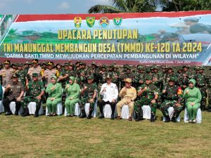 Wabup dan Kapolres PALI Hadiri Upacara Penutupan TTMD ke-120 Kodim 044/ME