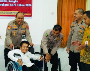 Tim Dokter RS Bhayangkara Polda Sumsel Gelar Bhakti Kesehatan, Berikan Pelayanan 113 Penyandang Disabilitas
