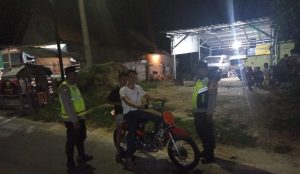 Polsek Penukal Utara Gelar Razia Terpadu KRYD, Begini Jelasnya