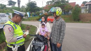 Satlantas Polres PALI Gelar Giat Pengaturan Lalu Lintas, Begini Jelasnya
