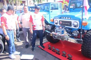 Serunya Kontes Mobil Klasik/Tua dan Bazar UMKM Hari Bhayangkara Polda Sumsel, Peserta Membludak.