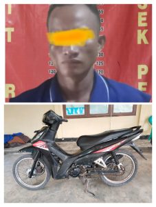 Teduga Pelaku Pencuri Sepeda Motor Diamankan Unit Reskrim Polsek Penukal Abab, Begini Jelasnya