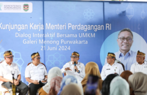 Mendag Zulkifli Hasan Dengarkan Keluhan dan Aspirasi Pelaku UMKM Purwakarta