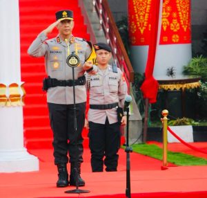 Begini Pesan Kapolda Sumsel Saat Terima Korps Raport Kenaikan Pangkat 855 Personel