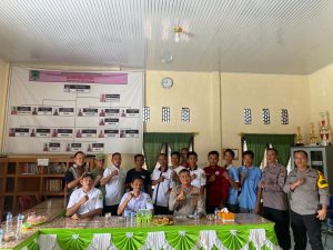 Jalin Silahturahmi dengan Kepala Desa Purun, Ini Pesan Kapolsek Penukal Abab