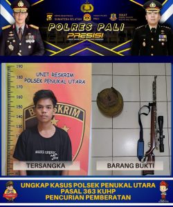 Unit Reskrim Polsek Penukal Utara Amankan Terduga Pelaku Pencurian, Begini Jelasnya