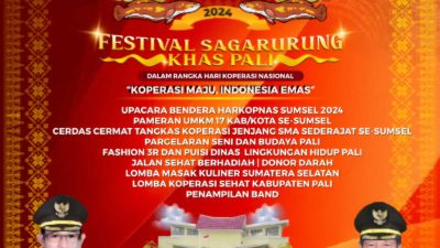 Peringatan Hari Jadi Koperasi Nasional dan Festival Sagarurung Akan Digelar di PALI, Ini Kata Wabup