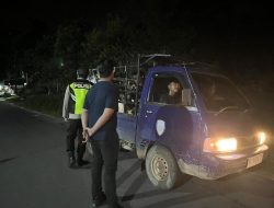 Polsek Penukal Utara Gelar Razia Terpadu KRYD, Begini Jelasnya