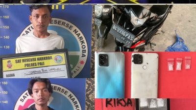 Diduga Transaksi Narkoba, Dua Remaja  Diamankan Satreskoba Polres PALI