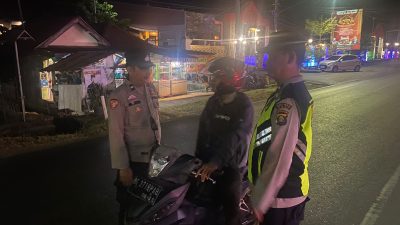 Gelar Razia Terpadu KRYD, Ini Tujuan Polsek Talang Ubi