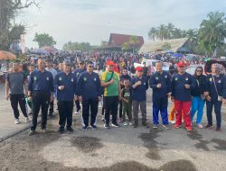 KPU PALI Gelar Jalan Santai, Ini Tujuannya