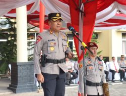Jelang Pilkada 2024, Polres PALI Gelar Apel Pasukan Operasi Mantap Praja Musi