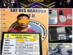 Satreskoba Polres PALI Amankan Terduga Pengedar Narkoba