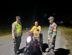 Cegah Pekat 3C, Polsek Penukal Utara Gelar Razia Terpadu KRYD