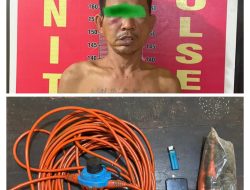 Unit Reskrim Polsek Talang Ubi Amankan Terduga Pelaku Pencuri Kabel, Begini Jelasnya