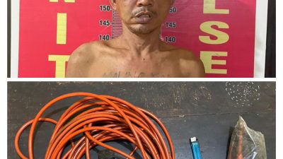 Unit Reskrim Polsek Talang Ubi Amankan Terduga Pelaku Pencuri Kabel, Begini Jelasnya