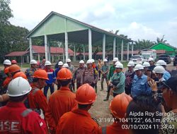 Bersama Forkopimda, Kapolres PALi Tinjau Kegiatan Seismik 3D Idaman di Desa Suka Manis